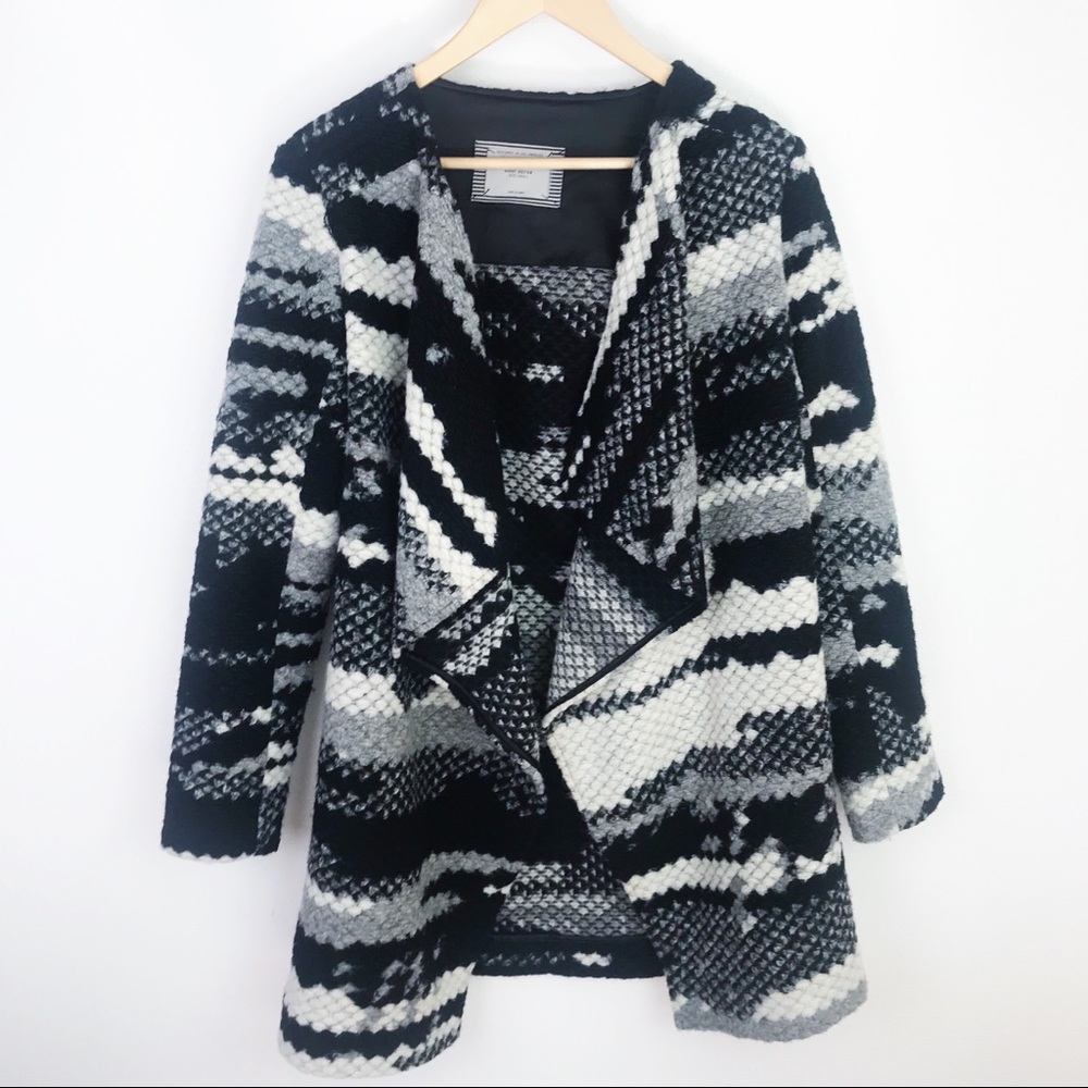 Anthropologie Guest Editor Wool Drape Cardigan - image 1